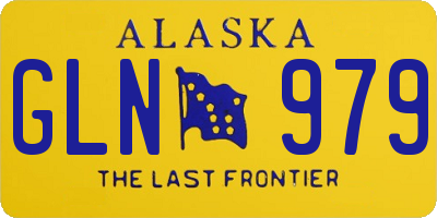 AK license plate GLN979