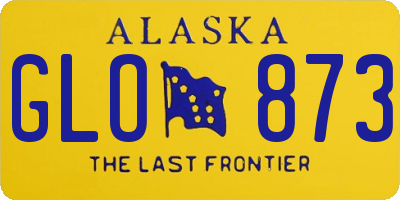AK license plate GLO873
