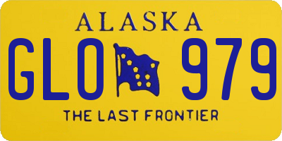AK license plate GLO979