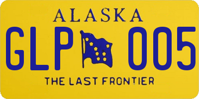 AK license plate GLP005