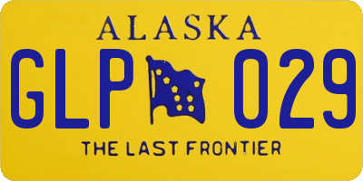 AK license plate GLP029