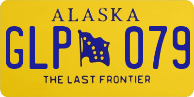 AK license plate GLP079