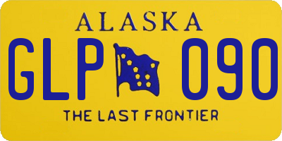 AK license plate GLP090