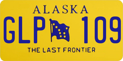 AK license plate GLP109