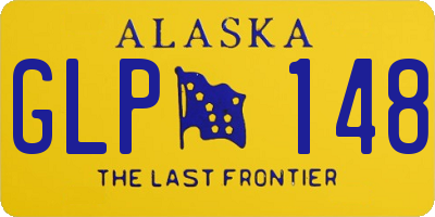 AK license plate GLP148