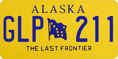 AK license plate GLP211