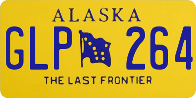 AK license plate GLP264