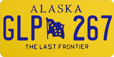 AK license plate GLP267