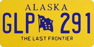 AK license plate GLP291