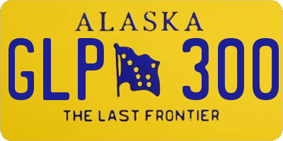 AK license plate GLP300