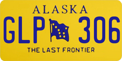 AK license plate GLP306