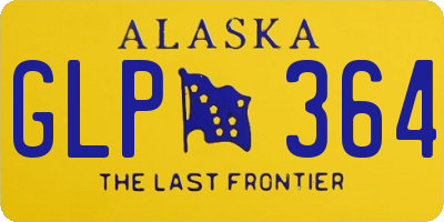 AK license plate GLP364