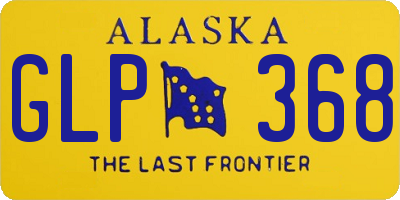 AK license plate GLP368