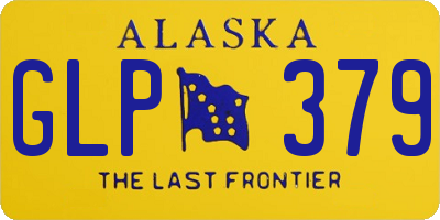 AK license plate GLP379