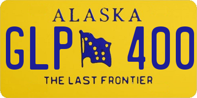 AK license plate GLP400