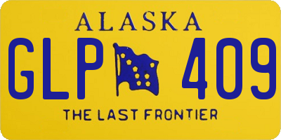 AK license plate GLP409