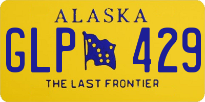 AK license plate GLP429