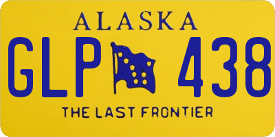 AK license plate GLP438