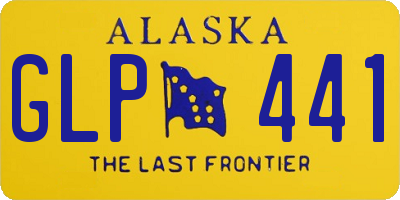 AK license plate GLP441