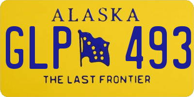 AK license plate GLP493