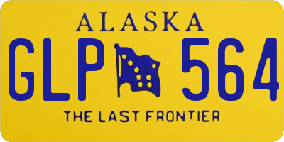 AK license plate GLP564