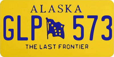 AK license plate GLP573
