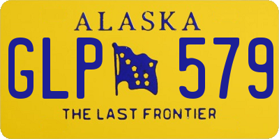 AK license plate GLP579