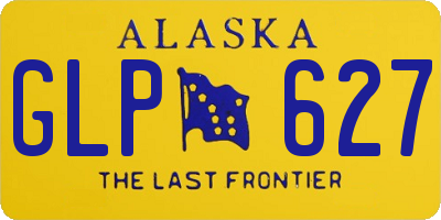AK license plate GLP627