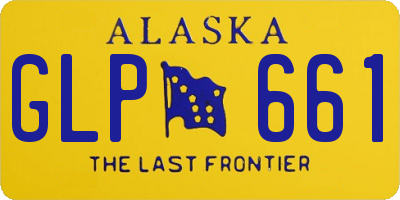 AK license plate GLP661