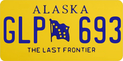 AK license plate GLP693