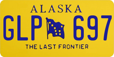 AK license plate GLP697