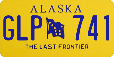 AK license plate GLP741