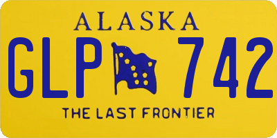 AK license plate GLP742