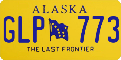 AK license plate GLP773