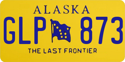 AK license plate GLP873