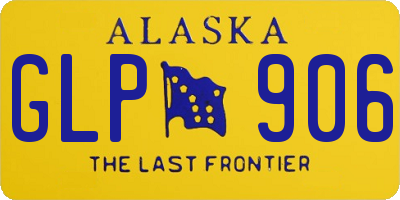 AK license plate GLP906