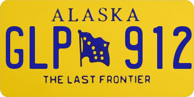 AK license plate GLP912