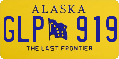 AK license plate GLP919