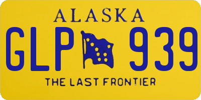 AK license plate GLP939
