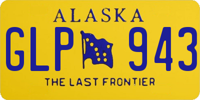 AK license plate GLP943