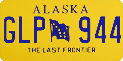 AK license plate GLP944