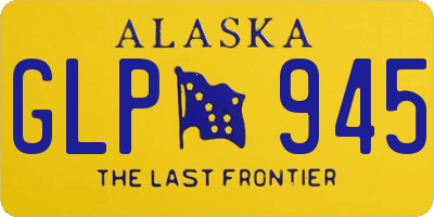 AK license plate GLP945