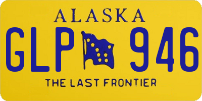 AK license plate GLP946