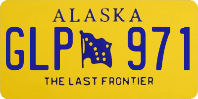 AK license plate GLP971