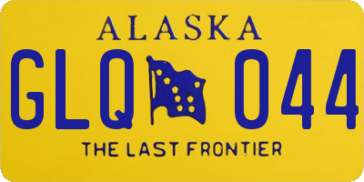 AK license plate GLQ044