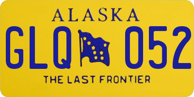 AK license plate GLQ052