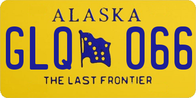 AK license plate GLQ066