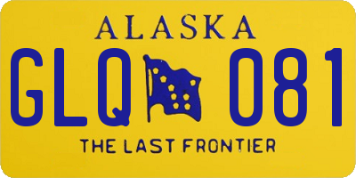 AK license plate GLQ081