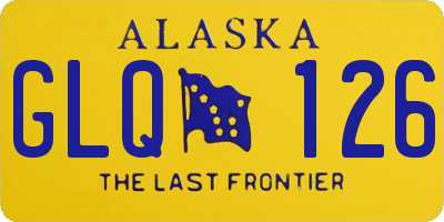 AK license plate GLQ126
