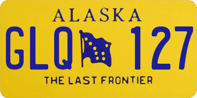 AK license plate GLQ127